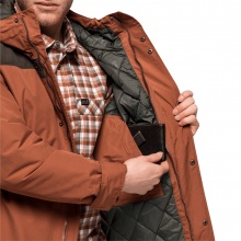 Jack Wolfskin Winter Jacket Oakwood rust red Men